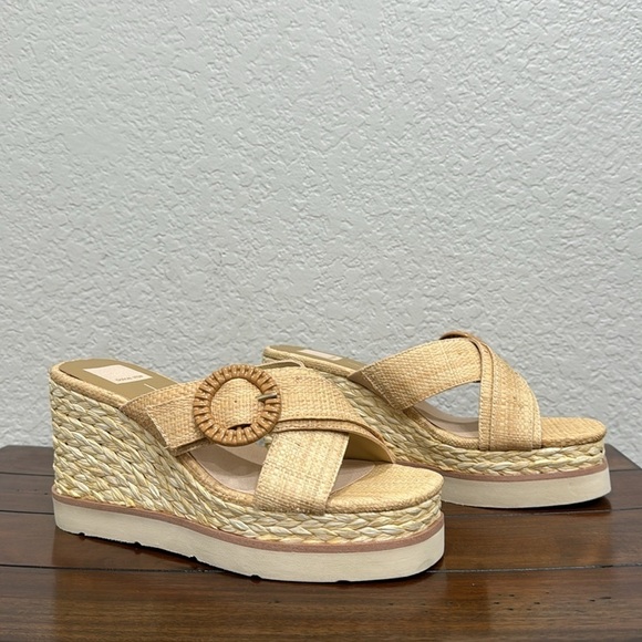 NWT Dolce Vita Liesel Wedge Sandals Size 8.5 - Picture 2 of 7